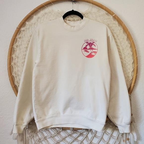 Bad Bunny Off-White Grunge Rapper Soy Peor Band Hip Hop Streetwear Sweatshirt S - Picture 3 of 12